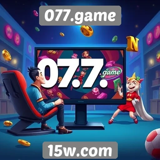 Exploração das funcionalidades do site 077.game